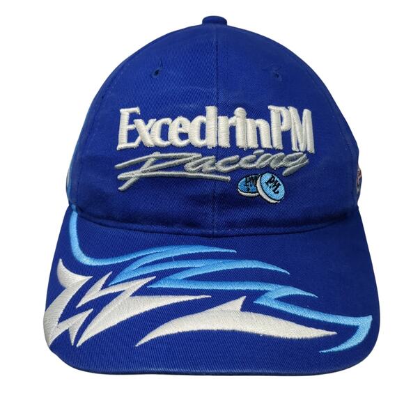 Excedrin PM Racing Herzog Motorsports Baseball Cap Blue One Size American Needle - Picture 1 of 10